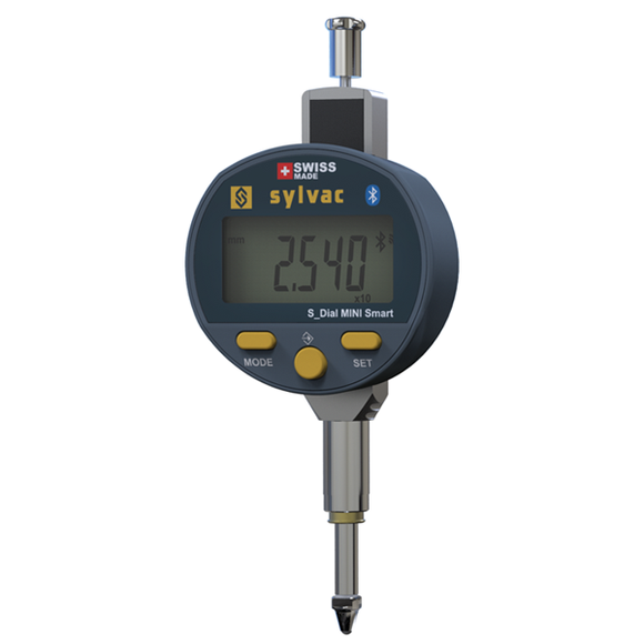 0-12.5mm 4µm (0.5-0.9 N) S_Dial Mini Smart Digital Indicator 30-805 - Sylvac