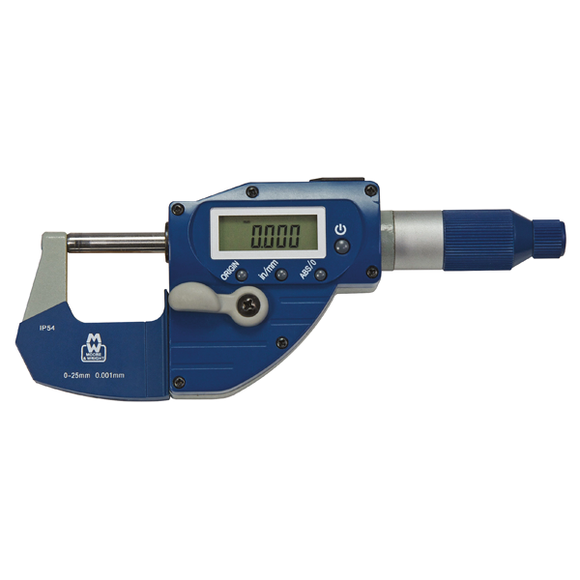 0-25mm Digital Absolute Snap Micrometer MW202 - Moore & Wright