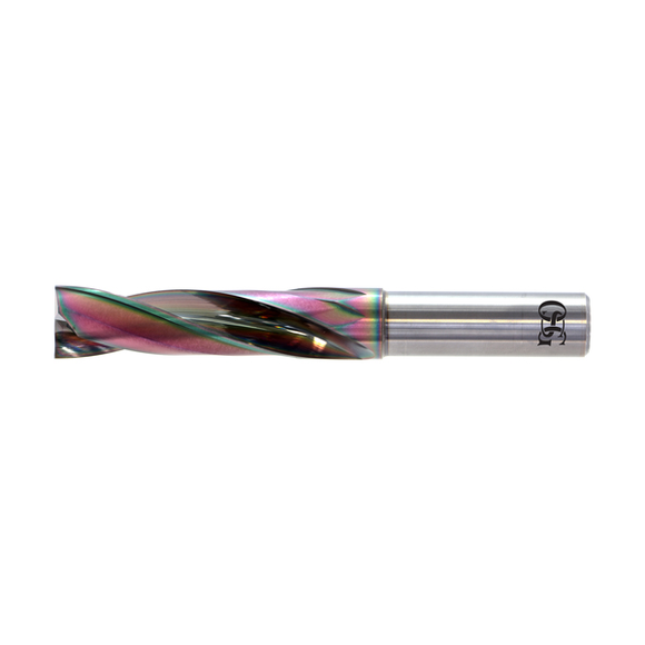 0.25mm Flat Bottom Drill 2 Flute Solid Carbide EgiAs Coated 2xD - OSG - Precision Engineering Tools EW Equipment OSG,