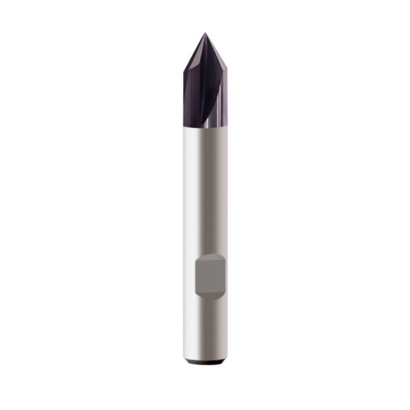 12mm 4 Flute 60° Solid Carbide Chamfer Mill - Europa Tool 199323