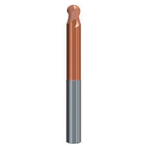 0.5mm 2 Flute Solid Carbide Ball Nose Top Cut End Mill Long Series (3821A) - Emuge Franken - Precision Engineering Tools EW Equipment Emuge,