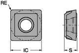 880-04 03 W07H-P-LM Carbide Drilling Inserts (Pack of 10) - Grade: H13A - Sandvik Coromant - Precision Engineering Tools EW Equipment Sandvik,