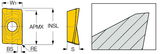 GIP 3.00-0.00 Carbide Groove/Turn Inserts (Pack of 10) - Grade: IC20 - Iscar - Precision Engineering Tools EW Equipment Iscar,