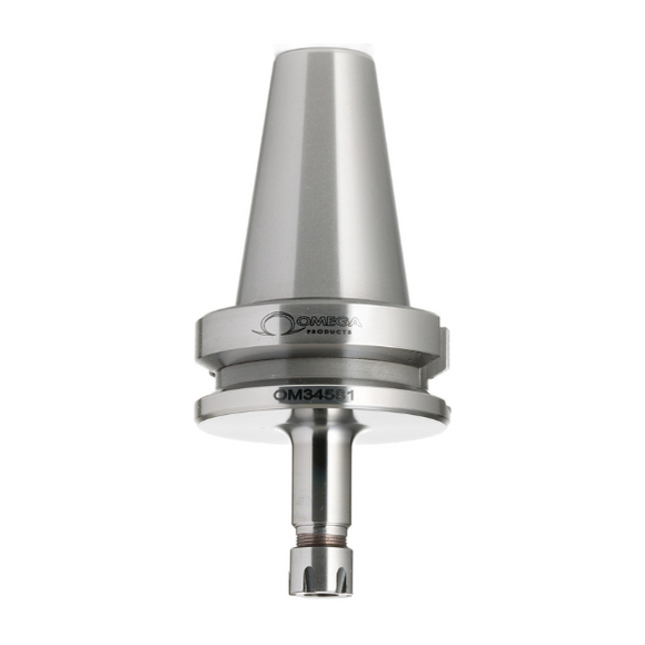 BT40 ER11 Mini Nut Collet Chuck DCBT (Face & Taper/Dual Contact) - 70mm Gauge - Omega Products