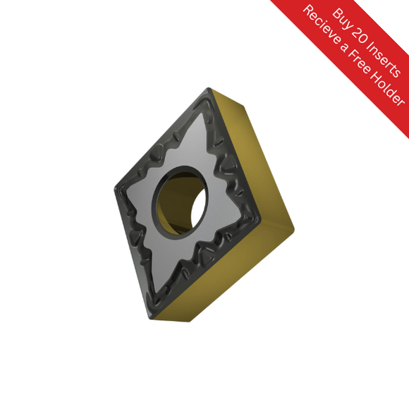 CNMG 120412E-FM T9415 Carbide Turning Inserts (For General Use / Steel) - Dormer Pramet