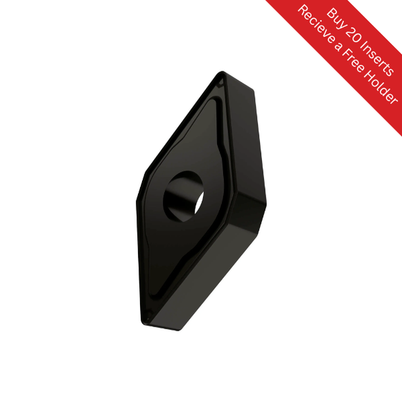 DNMG 150608E-NM T7325 Carbide Turning Inserts (For Stainless Steel) - Dormer Pramet