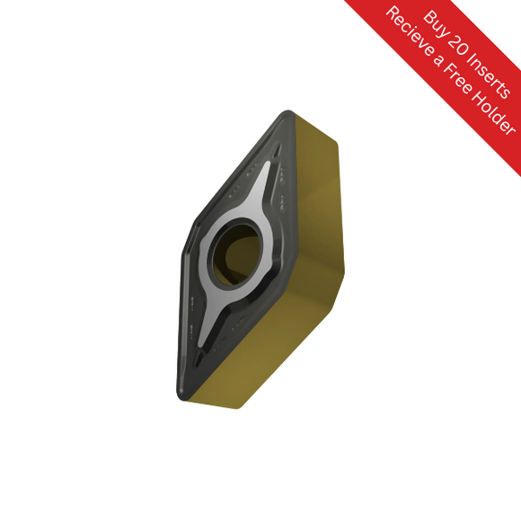 DNMG 110408E-RM T9415 Carbide Turning Inserts (For General Use / Steel) - Dormer Pramet