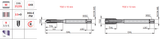 E397 - M30 x 3.5mm Dormer HSS-E-PM Spiral Point Metric Tap - TiCN Coated