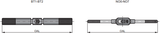 L112 - BT1 Dormer T-Handle Tap Wrench (M1 - M8)
