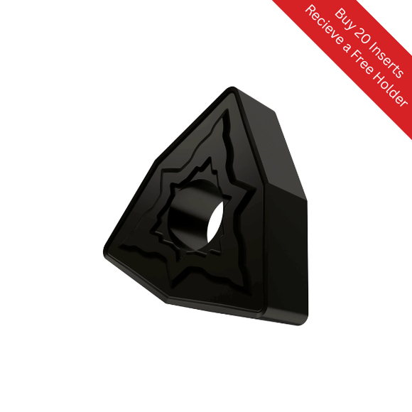 WNMG 080412E-NMR T7325 Carbide Turning Inserts (For Stainless Steel) - Dormer Pramet