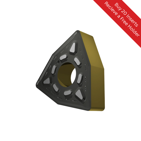 WNMG 080412E-RM T9415 Carbide Turning Inserts (For General Use / Steel) - Dormer Pramet