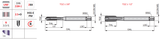 E397 - 1/2 UNF Dormer HSS-E-PM Spiral Point Tap - TiCN Coated