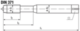 M5 x 0.8mm LK-M - Emuge Self-Lock Spiral Point VA Tap GLT-1 Coated