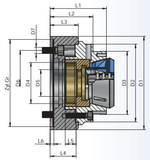 Spann-ER SPA42-140 Z - Cylindrical Through Hole Toolholder 150x90 - Eroglu