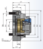 Spann-ER SPA-65/5 - Short Taper Through Hole Toolholder 155x95 - Eroglu