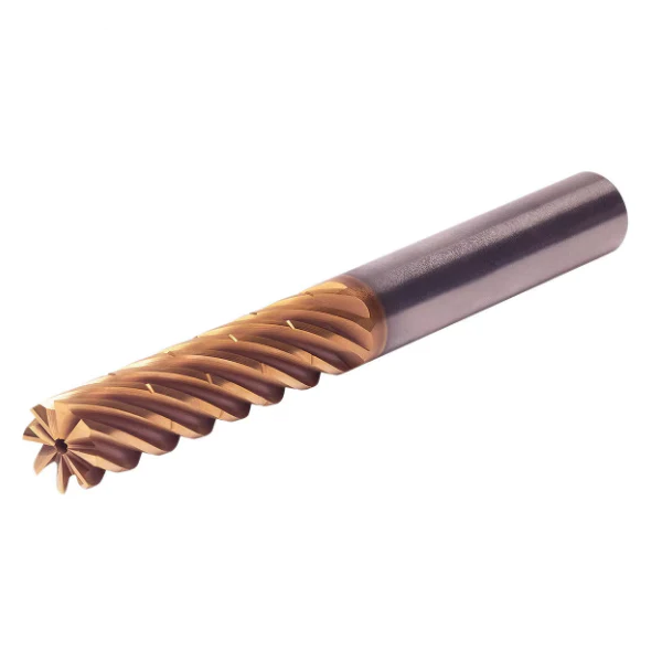 20mm x 0.5r Harvi™ 8 Flute Through Coolant Radiused Chip Splitter End ...