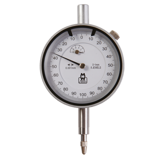 0-1mm Lug Back Dial Indicator MW400 (ø58mm) - Moore & Wright - Precision Engineering Tools EW Equipment Moore & Wright,