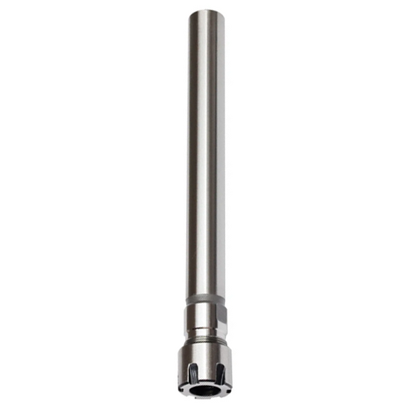 ER11 MINI Straight Shank Collet Chuck - 12mm Dia Shank, 150mm Shank Length (C12 ER11M 150) - EW Equipment