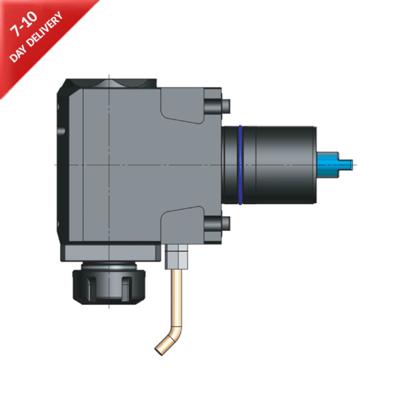 VDI 45 Radial Driven Tooling ER25 Collet Chuck to Suit Miyano BMT45 Coupling - 85mm Gauge - Eroglu