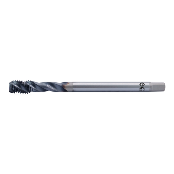 M1 x 0.25 A-SFT DIN 371 Spiral Flute HSS-PM Tap TiCN Coated For General Use - OSG