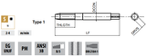 EG-UNJF 1/4x28 E-HL-POT Helicoil Thread Cutting Tap Spiral Point For Thread Repair/Wire Insert (STI) - OSG
