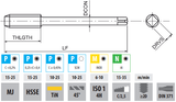 MJ 3 x 0.5 CC-NEO-SFT DIN 371 Spiral Flute HSSE Tap TiN Coated For General Use - OSG