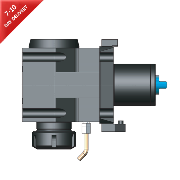 VDI 60 Radial Driven Tooling ER40 Collet Chuck to Suit Okuma LB 4000 Coupling - 92mm Gauge - Eroglu