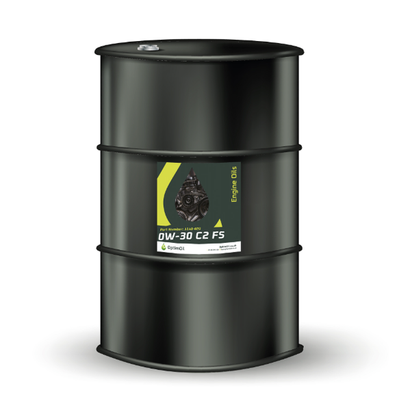 0W-30 FMC ACEA C2 Fully Synthetic Engine Oil - 205 Litre Drum - Optimoil