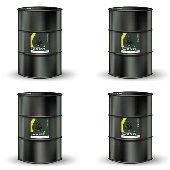 0W-30 FMC ACEA C2 Fully Synthetic Engine Oil - 205 Litre Drum (Pack of 4) - Optimoil