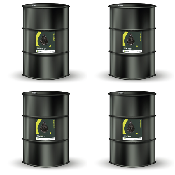 15W-40 E7 Commercial Engine Oil - 205 Litre Drum Pack of 4 - Optimoil ...