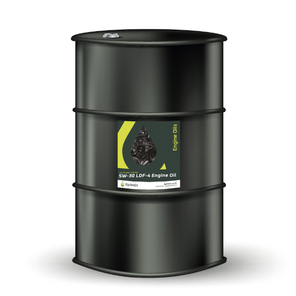 5W-30 HD (LDF-4) Fully Synthetic Engine Oil - 205 Litre Drum - Optimoil