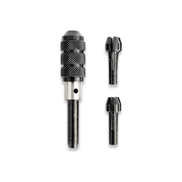 Pin Chuck Set (With 3 Collets) 1/4