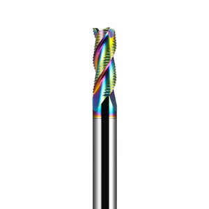 8mm - Carbide Roughing End Mill DLC Coated For Aluminium 3 Flute