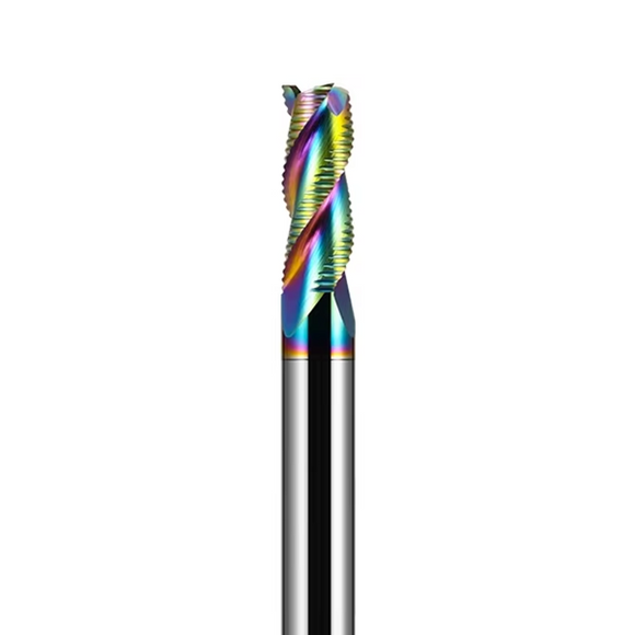 8mm - Carbide Roughing End Mill DLC Coated For Aluminium 3 Flute