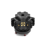 52mm 3-Sided Mini Tombstone (Steel + Aluminium) For 5 Axis Vices (Mounting: 96mm Location Pitch) - T52-160-T3