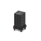 52mm 4-Sided Mini Tombstone (Aluminium) For 5 Axis Vices (Mounting: 96mm Location Pitch) - T75-126126-T4
