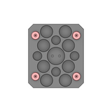 96mm Riser Base (Steel) For 5 Axis Vices (Mounting: 96mm Location Pitch) - T96-150130-R
