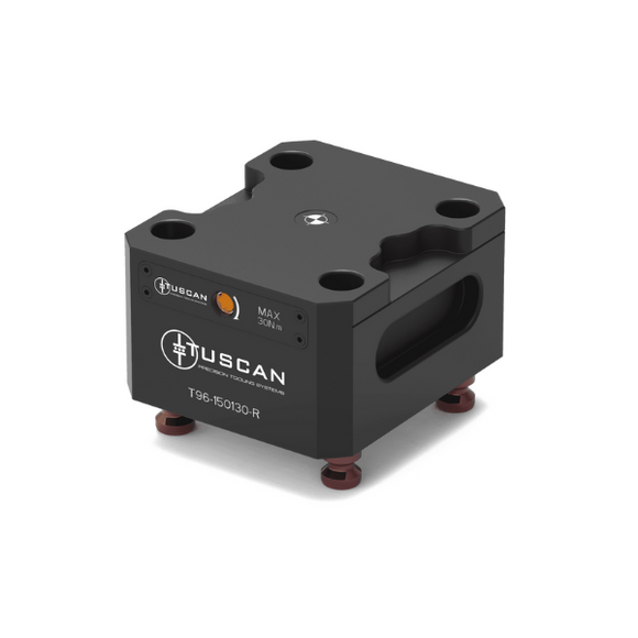 96mm Riser Base (Steel) For 5 Axis Vices (Mounting: 96mm Location Pitch) - T96-150130-R