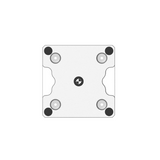 96mm Low Profile Base (Steel) For 5 Axis Vices (Mounting: 4 x M10 at 90° on 126mm PCD) - T96-150150-126