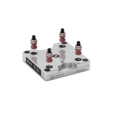 96mm Low Profile Base (Steel) For 5 Axis Vices (Mounting: 4 x M10 at 90° on 126mm PCD) - T96-150150-126