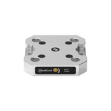 96mm Low Profile Base (Steel) For 5 Axis Vices (Mounting: 4 x M10 at 90° on 66mm PCD, 2 x M12 at 180° on 120mm PCD) - T96-150150-66
