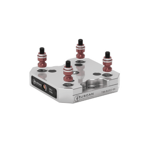 96mm Low Profile Base (Steel) For 5 Axis Vices (Mounting: 4 x M10 at 90° on 66mm PCD, 2 x M12 at 180° on 120mm PCD) - T96-150150-66