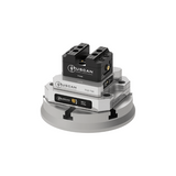 96mm Low Profile Base (Steel) For 5 Axis Vices (Mounting: 4 x M10 at 60° on 159mm PCD) - T96-168150