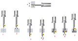 12mm Min Bore - Back Spot Facing Indexable Cutter For CCMT 06 Inserts (C102) - Teknik