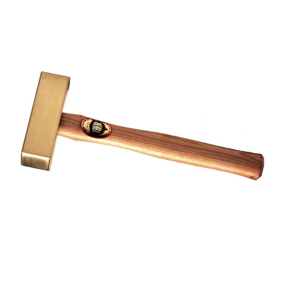 27-41000 Square Solid Brass Mallet (38mm Square Face) - Thor Hammer