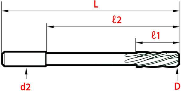 5.090mm Precision Carbide Straight Shank Reamer | EW Equipment Toolex