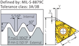 2ER32UNJVTX External UNJ RH Threading Insert VTX Grade - Vargus