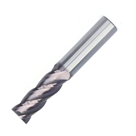 10mm - 4 Flute Extra Long Carbide End Mill (150mm OAL) For Stainless Steels HRC60