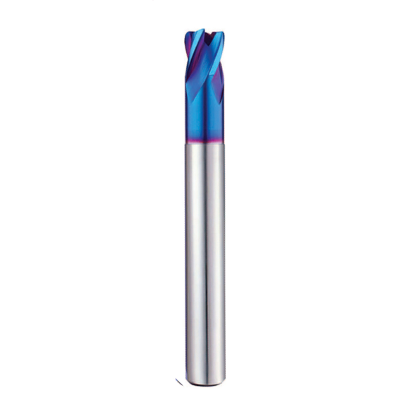 2.5mm x 0.10r (6mm Shank) 4 Flute Extended Neck Corner Radius Stub Length End Mill - Europa Tool Pulsar Blue HRc70 1033500904 - Precision Engineering Tools EW Equipment