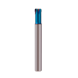 3.0mm x 0.5r Corner Radius High Feed Long End Mill 4 Flute - Europa Tool Pulsar Blue HRc70 1113500300 - Precision Engineering Tools EW Equipment